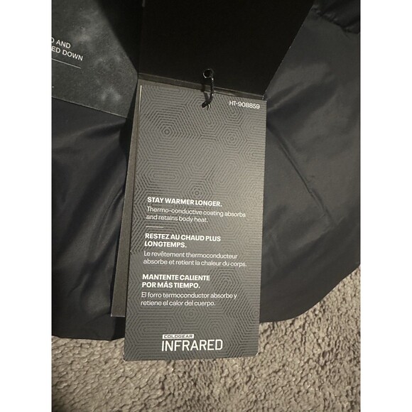 Under Armour $290 CGI Down Puffer Jacket Coat L 700 Fill ColdGear Winter Fall - Picture 9 of 11